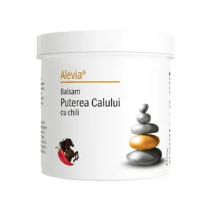 Balsam Puterea Calului cu chili 250g, Alevia